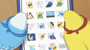 Parakeet Colors Line Stamp Promotion